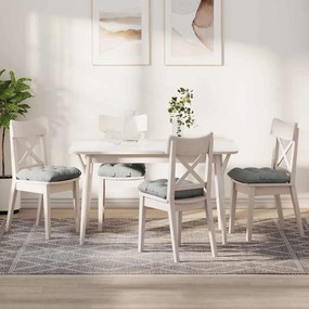 Μαξιλάρια καθισμάτων 4 pcs Ανοιχτό γκρι 40 x 40 cm