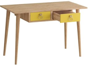 Γραφείο Nea 811MDD4123 120x60x74cm Oak-Yellow