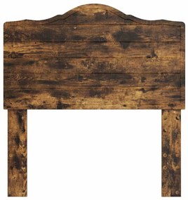 vidaXL Κεφαλάρι Καπνιστό Δρύς 75 cm Επεξεργασμένο ξύλο