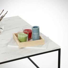 Coffee Table Poly - Marmo White
Black