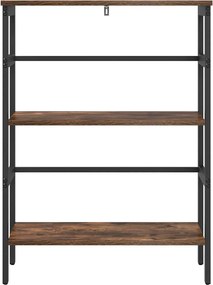 vidaXL Ράφι Βιβλίων 2 επιπέδων 60 x 29,5 x 81 εκ Επεξεργασμένο Ξύλο