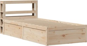vidaXL Πλαίσιο Κρεβατιού Κεφαλάρι 75x190εκ. Μασίφ Πεύκο