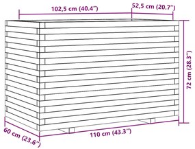 ΖΑΡΝΤΙΝΙΕΡΑ 110X60X72 ΕΚ. ΑΠΟ ΕΜΠΟΤΙΣΜΕΝΟ ΞΥΛΟ ΠΕΥΚΟΥ 3282653