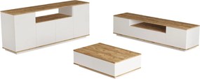 Σύνθετο Σαλονιού Atlantic Πεύκο / Λευκό DROER 180x44.5x44.6