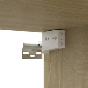vidaXL Έπιπλα Τηλεόρασης 4 τεμ. Sonoma Δρυς 100x30x30 εκ. Επεξ. Ξύλο