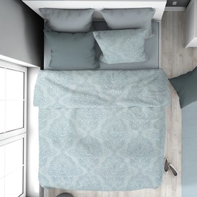Σεντόνια Μονά (Σετ 160x240) Dimcol Άρτεμις 705 Light Blue-Grey