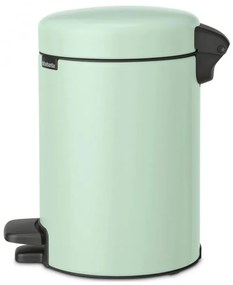 Κάδος απορριμμάτων με πεντάλ Brabantia NewIcon 1008835, 3 L, Ομαλό κλείσιμο, Αντιολισθητική βάση, Ανοιχτό πράσινο