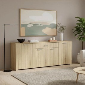 Μπουφές Kinley pakoworld sonoma 210x40x82εκ