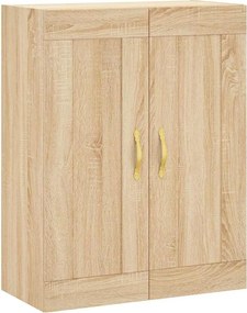 vidaXL Ντουλάπι Sonoma δρυς 69,5 x 34 x 180 εκ. από Επεξεργασμένο Ξύλο