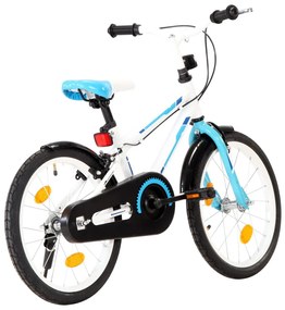 vidaXL Ποδήλατο Παιδικό Μπλε / Λευκό 18 Ιντσών
