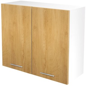 VENTO G-80/72 top cabinet, color: white / honey oak DIOMMI V-UA-VENTO-G-80/72-D.MIODOWY