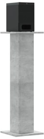 vidaXL Βάσεις Ηχείων 2 Τεμ. Γκρι Σκυρ. 30x30x95 εκ. Επεξ. Ξύλο
