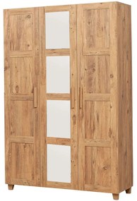 Ντουλάπα Τρίφυλλη Hedera 869VEL4260 120x48x189cm Pine Τρίφυλλη