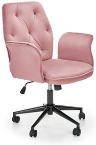 ΚΑΡΕΚΛΑ ΓΡΑΦΕΙΟΥ ROSE ΓΚΡΙ 65x63x90-100cm