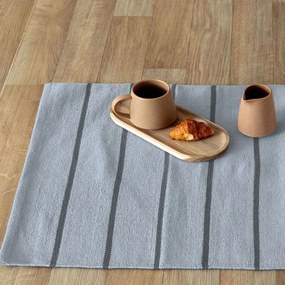 Χαλάκι Κουζίνας Pin Grey Palamaiki 60X120cm Βαμβάκι