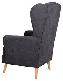 Πολυθρόνα Classic 24 Fylliana Σκούρο Γκρί 80x80x114 εκ. 80x80x114 εκ.