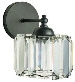 Απλίκα Φωτιστικό Τοίχου E27 IP20 Μεταλλικό Arkolight-551-3/Α1-Μαύρο 551-3/Α1