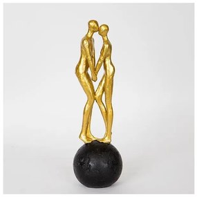 Διακοσμητικό Γλυπτό ζευγάρι Χρυσό 9.5x9.5x31.5cm 752-27088 Estheti-752-27088-Χρυσό 752-27088