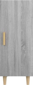 vidaXL Ντουλάπι Γκρι Sonoma 34,5x34x90 εκ. από Επεξεργασμένο Ξύλο