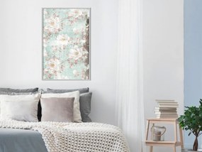 Αφίσα - Floral Muslin - 40x60 - Χρυσό - Με πασπαρτού