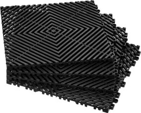 VEVOR Drainage Mat Drainage Floor Tile 12” x 12” Modular Interlocking Mat