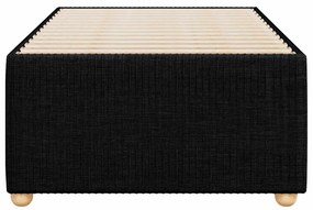 vidaXL Σκελετός Κρεβατιού Χωρίς Στρώμα Μαύρο 80x200 εκ. Υφασμάτινο