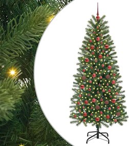 vidaXL Τεχνητό Χριστουγεννιάτικο Δέντρο Πράσινο 180 cm ΠΕ και PVC