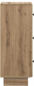 vidaXL Ντουλάπι με Συρτάρια 33 x 34,5 x 90 εκ Επεξεργασμένο Ξύλο