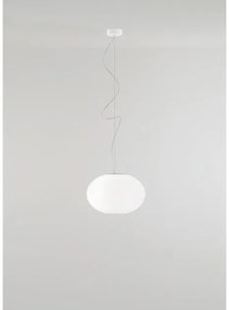 Κρεμαστό Φωτιστικό Οροφής LED 8,5W Λευκό Dimmer Χειροποίητο Φ35cm Zero S5 1643001010101 Prandina-1643001010101-Λευκό 1643001010101