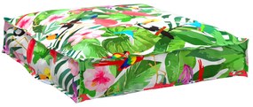 vidaXL Μαξιλάρι παλέτας για κάθισμα Floral Πολύχρωμο 70 x 70 x 12 cm