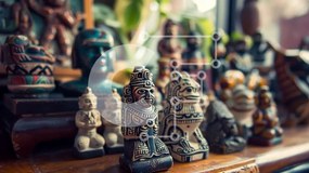 Intra Συλλεκτικό Ξύλινο Παζλ Plywood  4mm - Συλλογή ξύλινων ειδωλίων Σε Ξύλινο Κουτί - Διαστάσεις: 10x10 cm – 25 κομμάτια