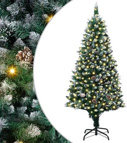 vidaXL Τεχνητό Χριστουγεννιάτικο Δέντρο με 300 LED Πράσινο 180 cm