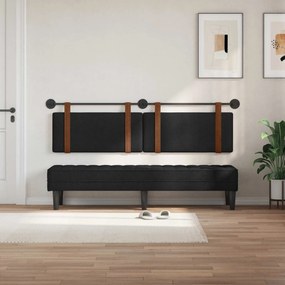 vidaXL Κρεμαστό Κεφαλάρι Μαύρο Αντίκα PU