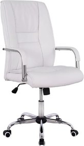 ΚΑΡΕΚΛΑ ΓΡΑΦΕΙΟΥ ANGEE HM1106.02 PU ΣΕ ΧΡΩΜΑ ΛΕΥΚΟ 58,5x70x120Yεκ