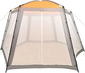 vidaXL Σκίαστρο Πισίνας Γκρι 500 x 433 x 250 εκ. Υφασμάτινο