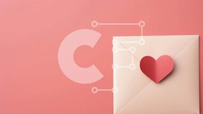 Σετ των 2 Intra Συλλεκτικό Ξύλινο Παζλ Plywood  4mm - Ρομαντικός φάκελος με αποκοπή καρδιάς Σε Ξύλινο Κουτί - Διαστάσεις: 10x10 cm – 25 κομμάτια