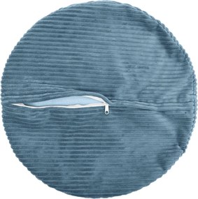 vidaXL Κάλυμμα Μαξιλαριού 6 pcs HEERLEN Μπλε Ø 60 cm κορντουρόι