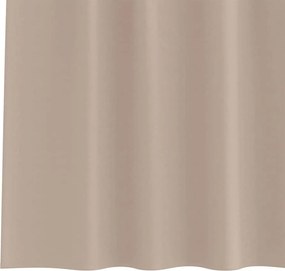 vidaXL Κουρτίνες Μαύρης Ύφανσης με Δαχτυλίδια 2 pcs Taupe