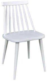 Καρέκλα Lavida Μέταλλο &amp; PP Λευκό Συσκ.2τμχ 43x48x77cm