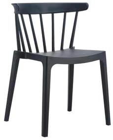 Καρέκλα WEST PP-UV Μαύρο 53x53x75cm