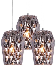 Φωτιστικό Οροφής  SE4288S-03 LUCA PENDANT SMOKE GLASS+ - 77-3722 - 51W - 100W - 77-3722