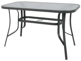 Τραπέζι Rio 150x90cm Μεταλ.Ανθρακί