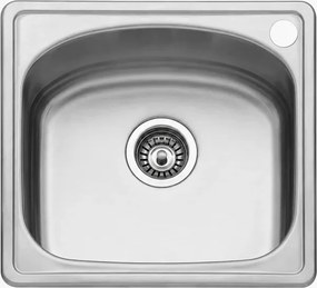 Karag BL605 Satine 49,5x45 - Ανοξειδωτος Νεροχυτης