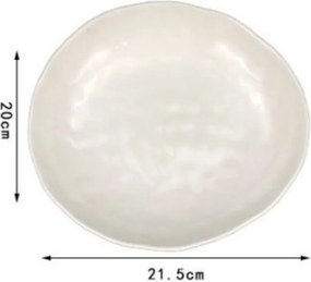 Πιάτο Φαγητού Κεραμικό 21.5cm SDS-24615