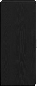 vidaXL Ντουλάπι Αποθήκευσης Μαύρο 50x45x103,5 εκ. από Τεχνητό Ξύλο