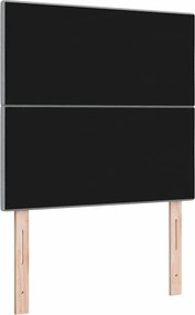 vidaXL Ρυθμιζόμενη Κρεβατοκεφαλή με κεφαλάρι Ανοιχτό γκρι 80 cm ύφασμα