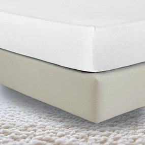 Σεντόνι με λάστιχο Jersey 160x200+40 Pure White 5510130