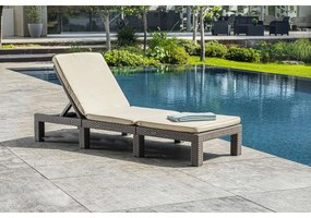 Solseng Allibert by KETER Daytona 195 x 65 x 25,5 cm Μπεζ