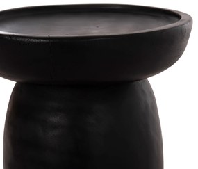 ΤΡΑΠΕΖΙ ΒΟΗΘΗΤΙΚΟ LOKI HM9899.12 ΜΑΣΙΦ ΞΥΛΟ SUAR ΣΕ ΜΑΥΡΟ Φ30x50Υεκ.