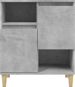 vidaXL Ντουλάπι Γκρι Σκυροδέματος 60x35x70 εκ. Επεξεργασμένο Ξύλο